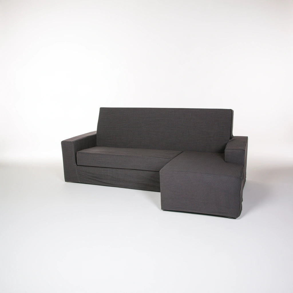 Modulaire hoekbank, kleur donkergrijs