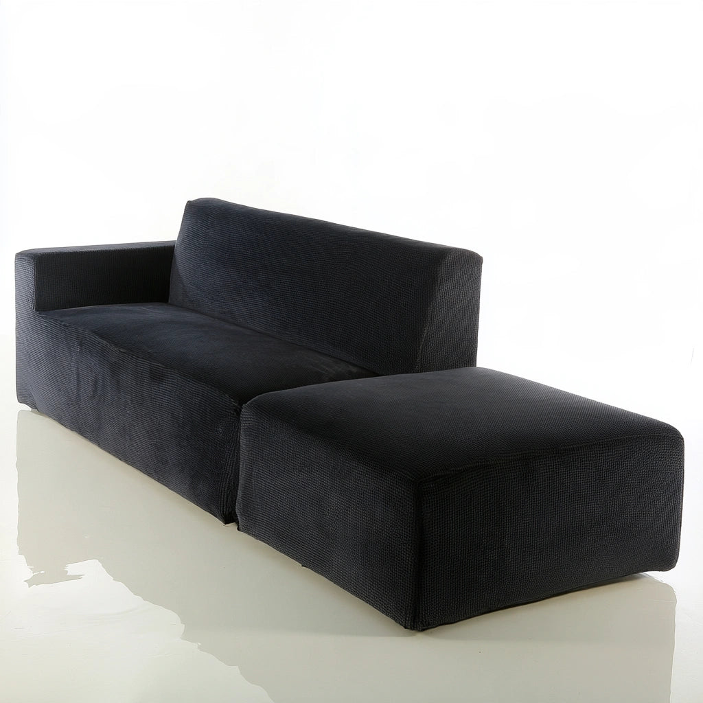 Modulaire hoekbank, kleur donkergrijs