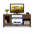 Tv-meubel van hout, kleur naturelbruin