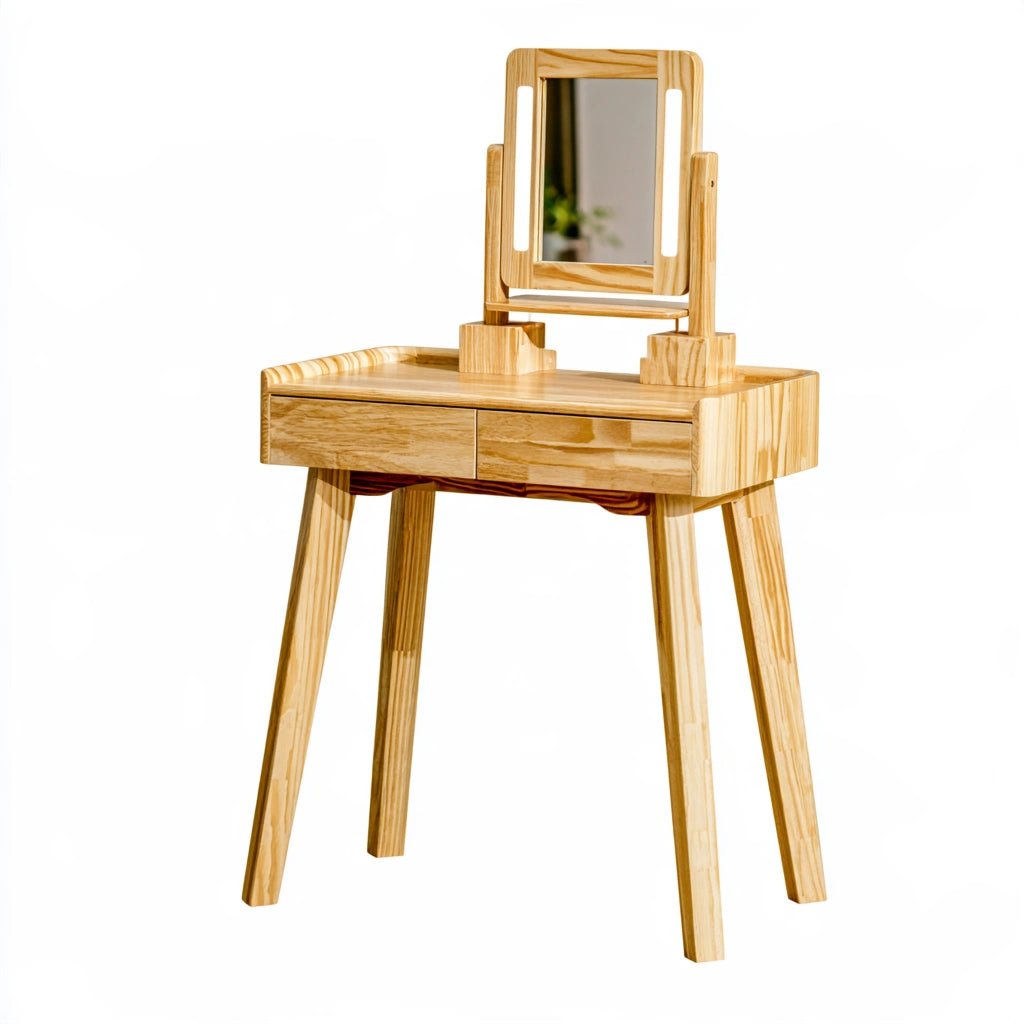 Kaptafel van hout, kleur naturelbruin